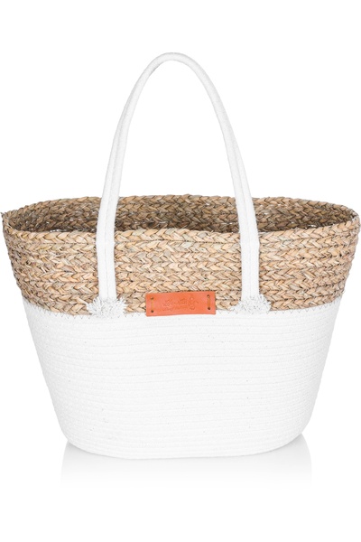 Generic حقيبة ترمس من الخوص من معرض السيف، 46 × 30 سم - بيج