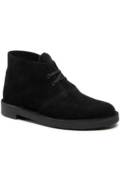 CLARKS Men's Boots black CLARKS-BUSHACRE 3 BLACK SDE 261535277