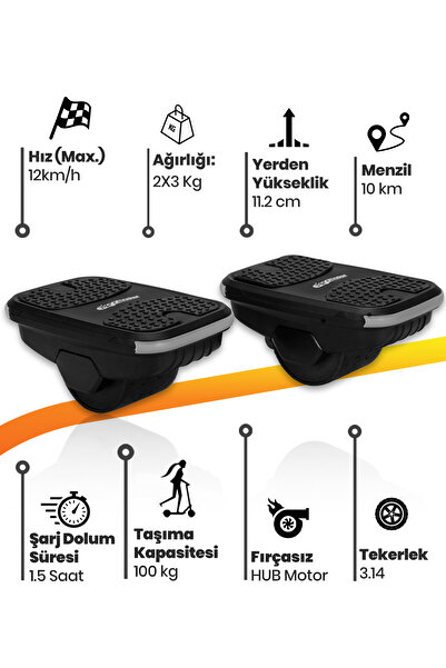 GoMaster Skywalker H1 Işıklı Elektrikli Paten Kaykay