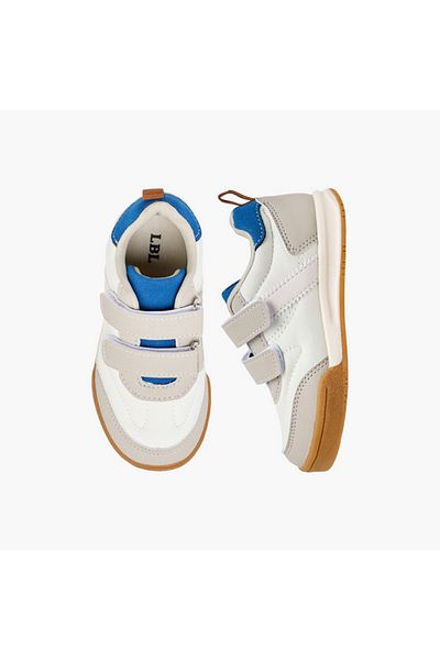 LBL by Shoexpress Panelled Sneakers with Hook and Loop Closure