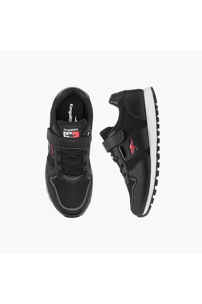 Kangaroos Boys' Logo Detail Sneakers with Hook and Loop Closure