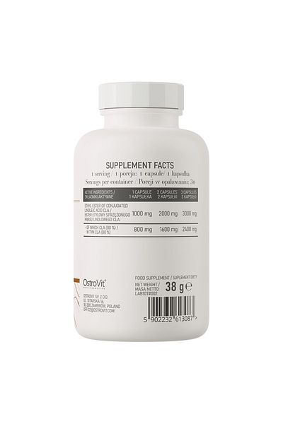 Ostrovit CLA 1000, 30 Caps, 30 Servings