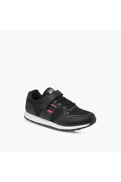 Kangaroos Boys' Logo Detail Sneakers with Hook and Loop Closure