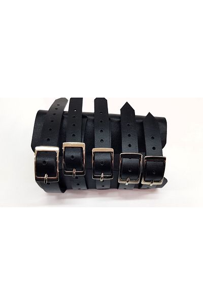 aysefe Real Leather 5 Arched 12.5 cm Wide Newarke Ottoman Bracelet