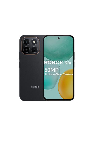 HONOR X6C 6GB 4G Smartphone, 256 GB Midnight Black