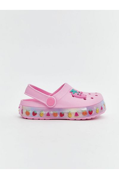 LC Waikiki Lighted Pink Girl's Beach Sandals