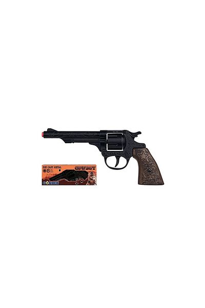 Gonher Revolver cowboy Gonher 8 focusuri negru