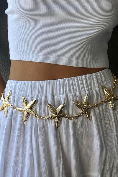 keisy Cureaua cu lanț cu design Starfish