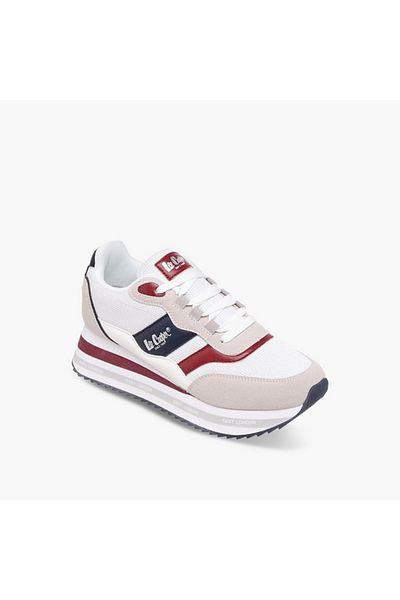 Lee Cooper Women's Logo Print Lace-Up Sneakers