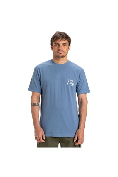 Quiksilver Evo Original Bs Men's Blue T-Shirt Men T-Shirt Eqyzt08039