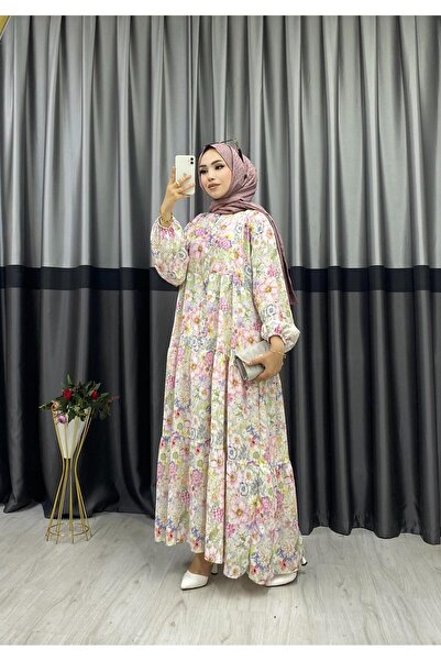 moda acar RAHAT KALIP VİSKON ELBİSE