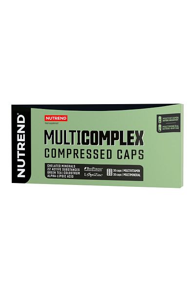 Nutrend Multicomplex Compressed, Vitamins N Mineral, 60 Caps, 30 Servings