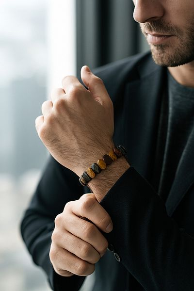 Safnaturel Igsl Certified Tiger Eye 9 X 14 mm Special Cut Bracelet