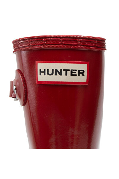 Hunter Girl Wellington Boots red HUNTER-JFT6000RGL KIDS GLOSS MILITARY RED
