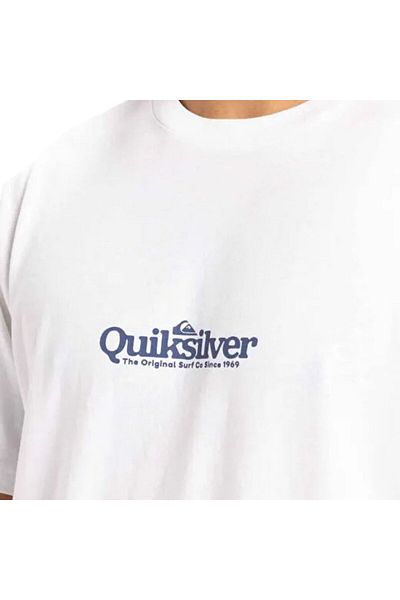 Quiksilver Ανδρικό λευκό μπλουζάκι Fineline Ανδρικό μπλουζάκι Eqyzt08062