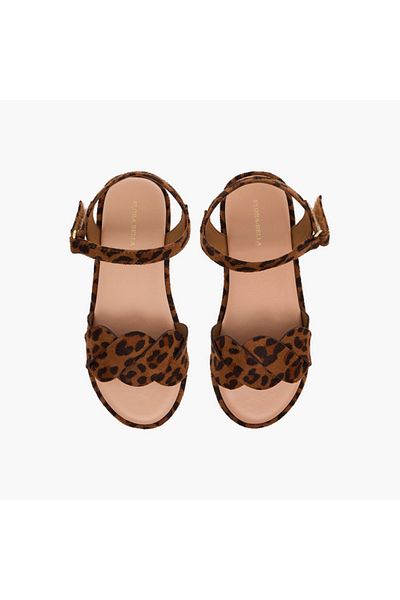 Flora Bella by Shoexpress Flora Bella Strap Detail Sandals with Hook and Loop Closure