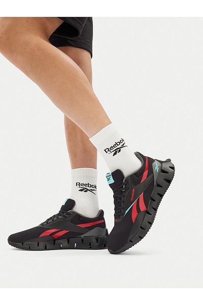 Reebok Men's Sneakers black REEBOK-ZIG DYNAMICA STR 100209978 Black Red