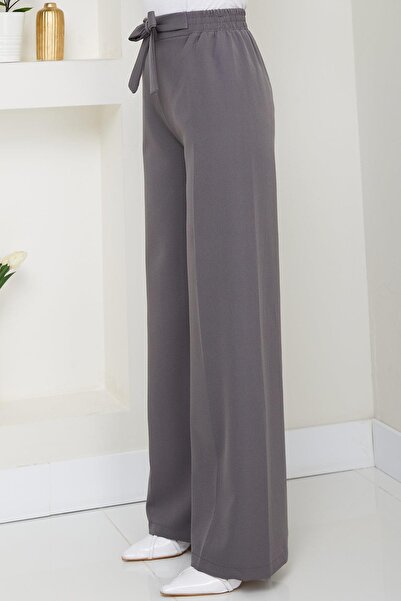 hafsamina Tie-Up Trousers Smoked Hm2782