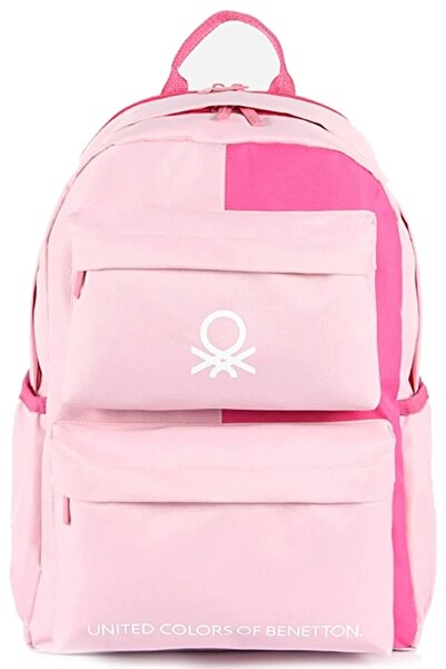 United Colors of Benetton 03849-03846-03847 United Colors of Benetton Σχολική τσάντα μαθητική τσάντα γυμνασίου ΡΟΖ