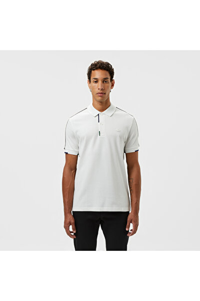 Lacoste Erkek Regular Fit Renk Bloklu Beyaz Polo