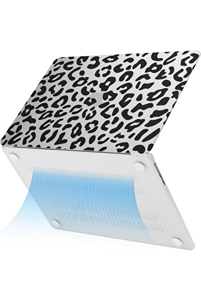 Alstrap MacBook Air 13 A1466 A1369 Uyumlu Desenli Sert Kılıf - Isı Dağılımlı,...