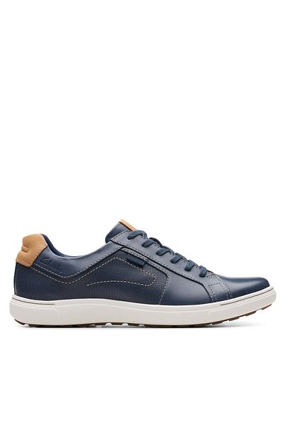 CLARKS Teniși bărbați albaștri CLARKS-26176887 538 PIELE BLEUMARINĂ