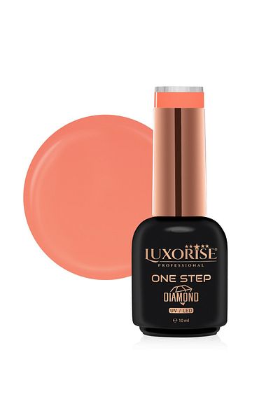 LUXORISE Oja semipermanentă One Step Diamond Spanish Grapefruit 10ml, LUXORISE