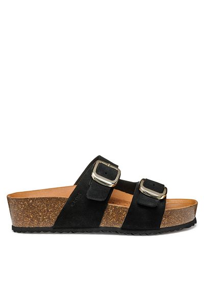 Geox Flip-flops negri pentru femei GEOX-D551DA-00022 C9999