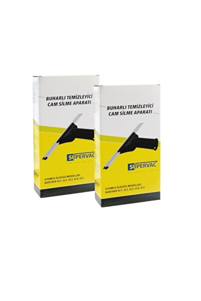 Supervac Εξάρτημα καθαρισμού γυαλιού συμβατό με μηχανή καθαρισμού με ατμό Karcher SC2 SC3 SC4 SC5 2-συσκευασία