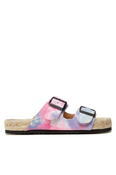 Manebi Women's Espadrilles purple MANEBI-NORDIC SANDALS T 2.2 R0 TD PEONY TIE-DYE COTTON
