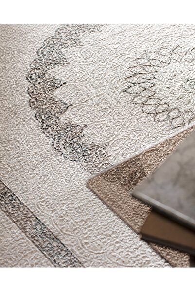 Madame Coco Mons Halı - Beyaz/Mavi - 80x150 cm