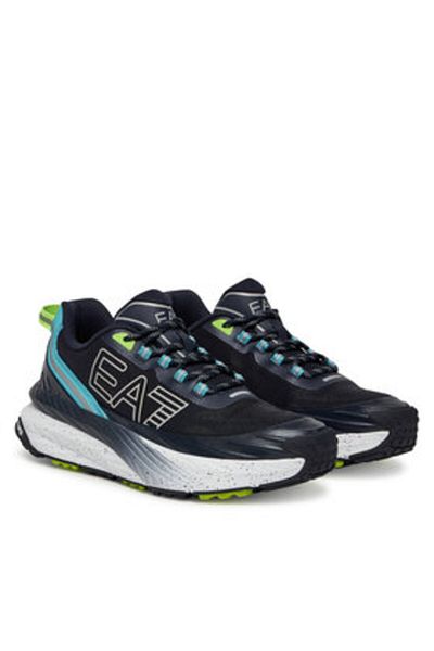 EA7 Emporio Armani Teniși albaștri pentru bărbați EA7 EMPORIO ARMANI-X8X177 XK381 U479 SKY CAP+BLU C+GALBEN