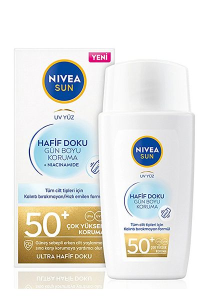 Nivea Sun Light Textured Sunscreen Face Cream 50Spf 40 ml