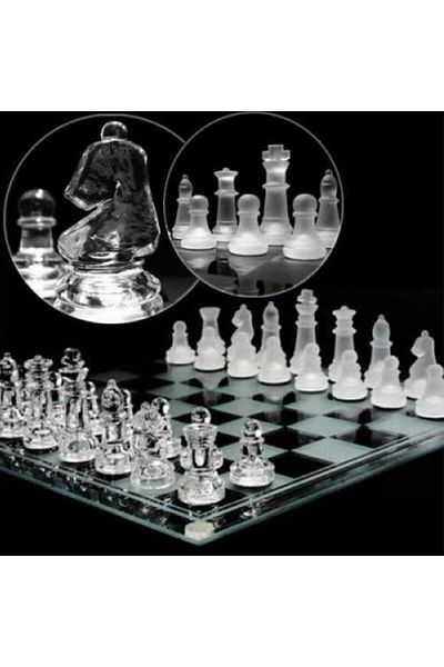 Sera Oyun Aletleri Glass Chess Set 30 X 30 Cm Glass Chess