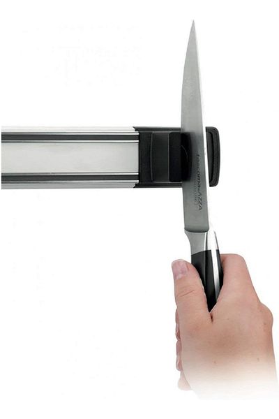 TESCOMA President Magnetic Knife Strip with Sharpener – Assorted, 8 x 4.5 x 44.9 cm