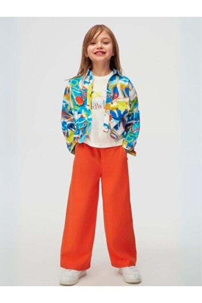 Zekids Girl's Patterned Shirt