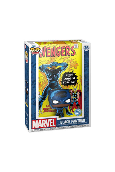 Funko Pop Comics Covers Marvel The Avengers Black Panther Special Edition No:36