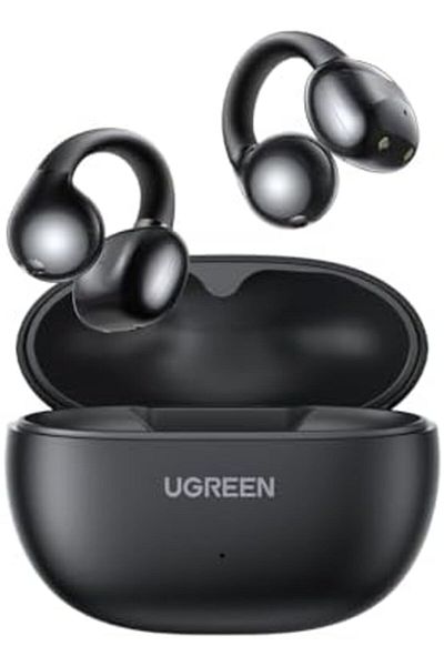 Ugreen HiTune S3 Open Ear Headphones Clip-on Wireless Earbuds, 30 Hrs Play, IPX5 Waterproof, Black