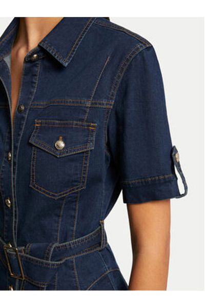 Morgan Rochie de damă din denim albastră MORGAN-241-RIXES M2RIXES 305 BRUT