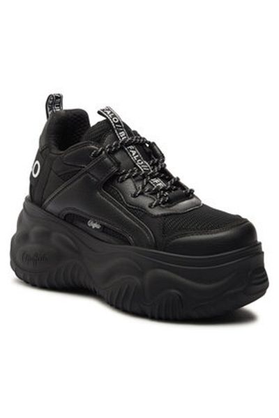 Buffalo Buffalo Teniși negri pentru femei BUFFALO-1636014 BLK BLACK