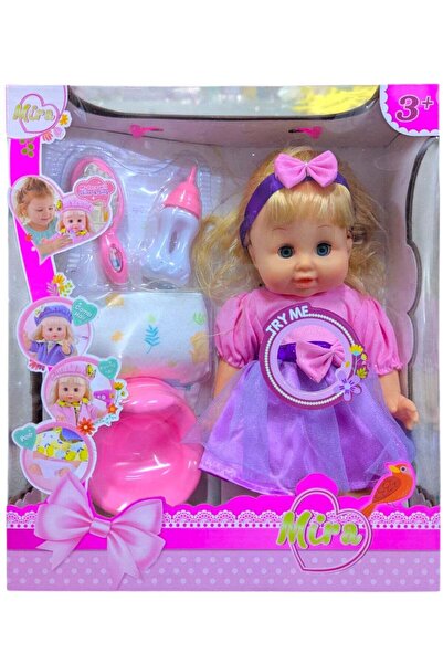 Mira مجموعة لعب دمية طفل، لعبة بناتية لتعليم تغيير الحفاضات والحفاظ عليها باس...