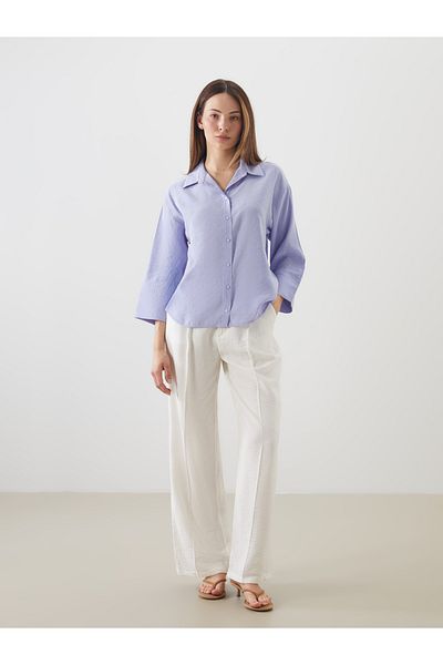 LC Waikiki Modal Blended Oversize Women's Shirt