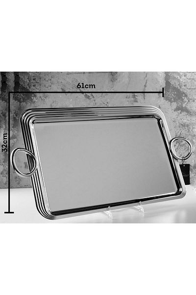 TOHFAT-AL MAIDAH Luxury steel serving trays
