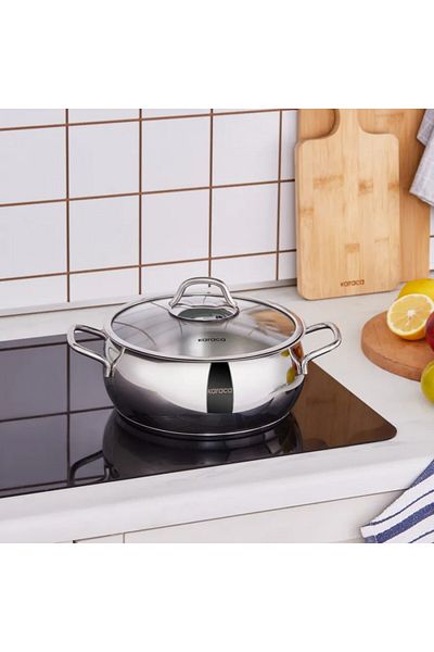 Karaca Emirgan Induktions Stahltopf, 22 cm