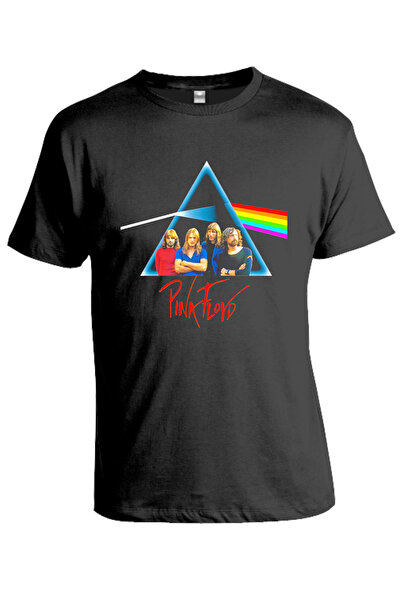OEM Tricou personalizat, Pink Floyd, prisma, negru