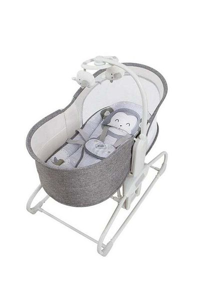 Mastela Electric Baby Bed 4-in-1 with Touch Panel, Bluetooth, 3 Swing Speeds