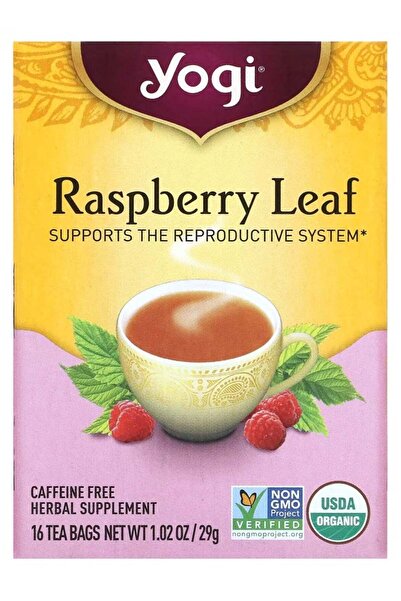 Yogi شاي أوراق التوت البري الخالي من الكافيين، 16 كيس شاي - 29 جم