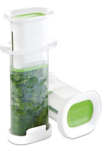 TESCOMA Handy Press for Frozen Herbs – Presto, Green