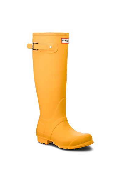 Hunter Ghete Wellington pentru femei galbene WTF100