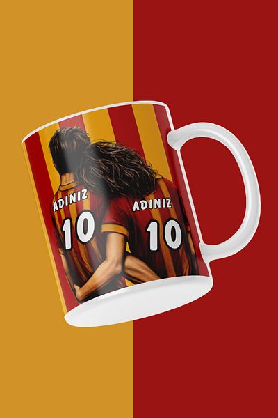HobiShop Special Name and Number Fan Mug Coffee Cup for Boys, Girls, Couples and Lovers